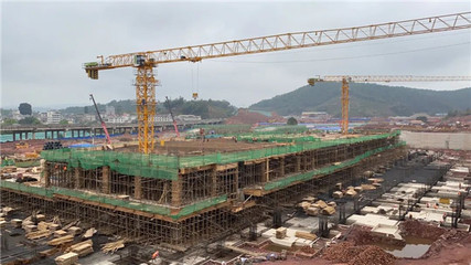 中老昆万铁路玉磨段普洱火车站5月底完成主体工程